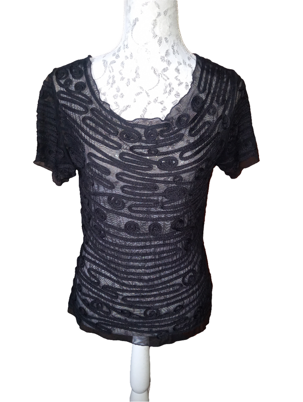 Mesh Cartise Short Sleeve Size 8 Inspired By You