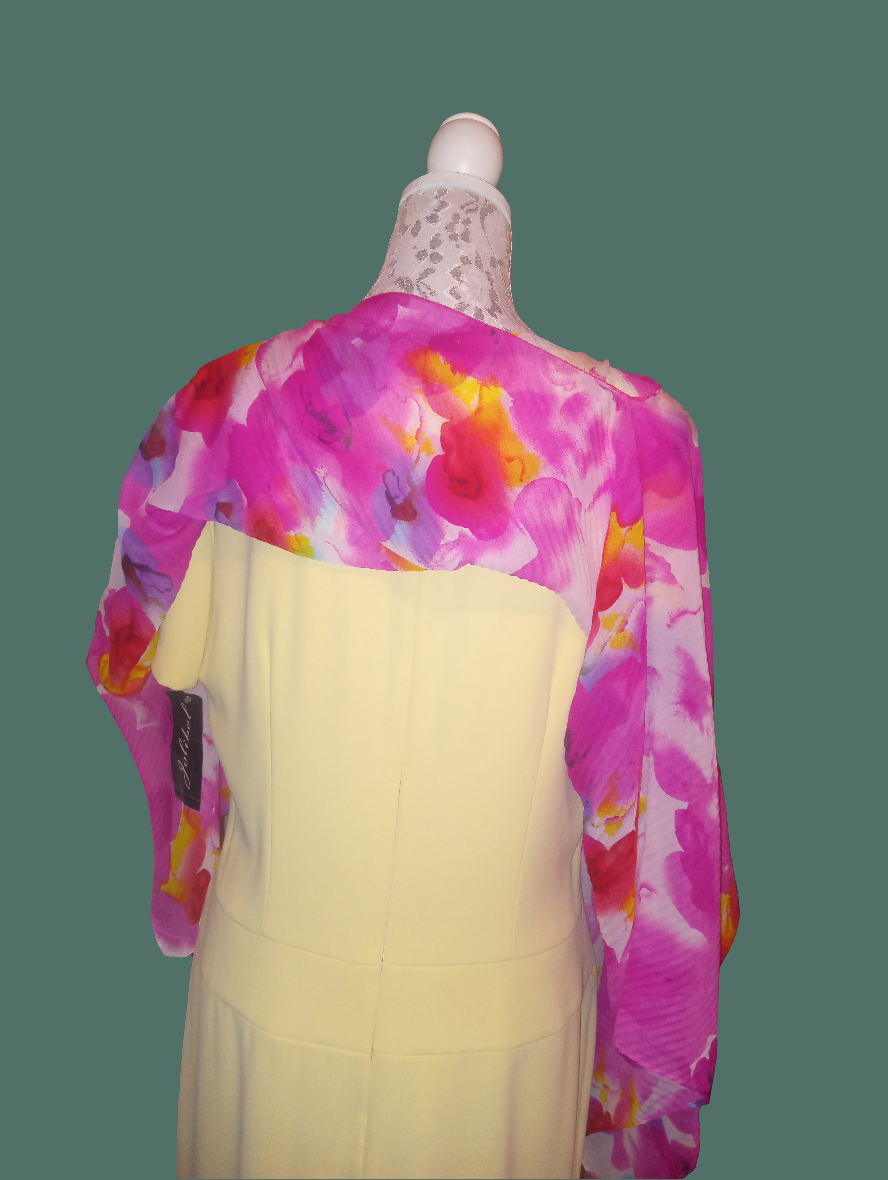 Fuchsia Flower Shawl
