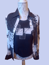 Small Polkadot Twin Set Blouse Inspired By You