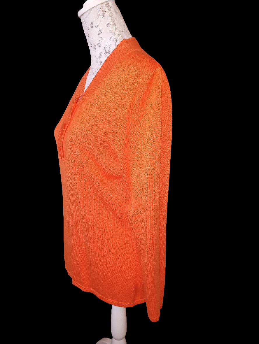 Medium  Orange Long Sleeve Sweater