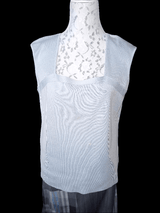 XL Powder Blue Sleeveless Blouse Inspired By You