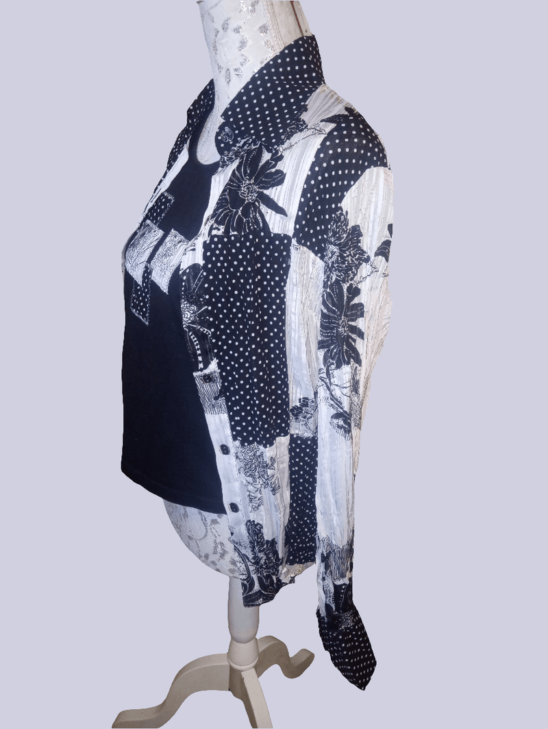 Small Polkadot Twin Set Blouse - Inspired By You