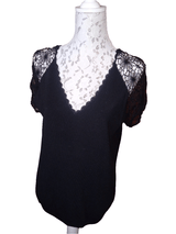 XL Short Sleeve V Neck Beaded Blouse Inspired By You