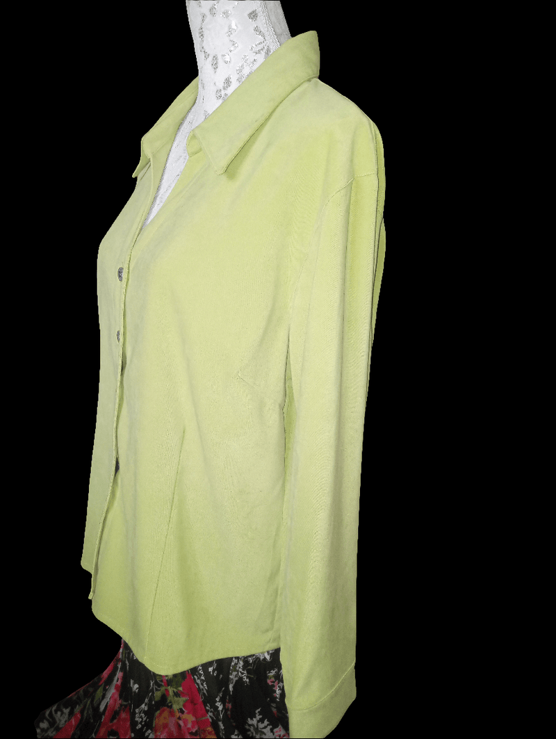 XL Casual Lime Green Long Sleeve Blouse - Inspired By You