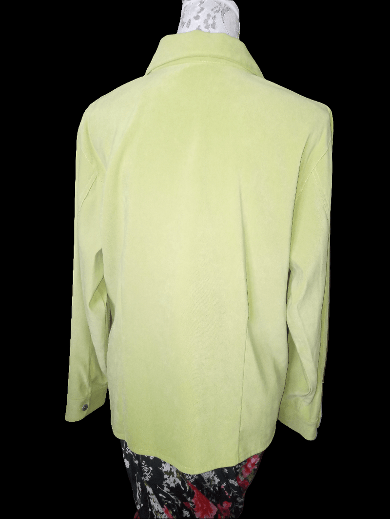 XL Casual Lime Green Long Sleeve Blouse - Inspired By You