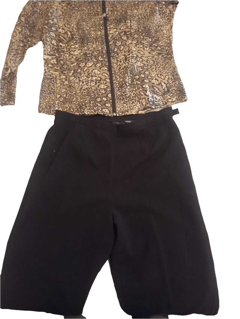 Casual Black Slacks Size 12 Inspired By You