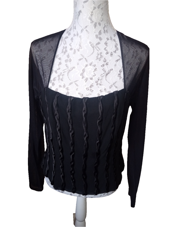 See Through Silk Cartise Blouse Size 10 Inspired By You