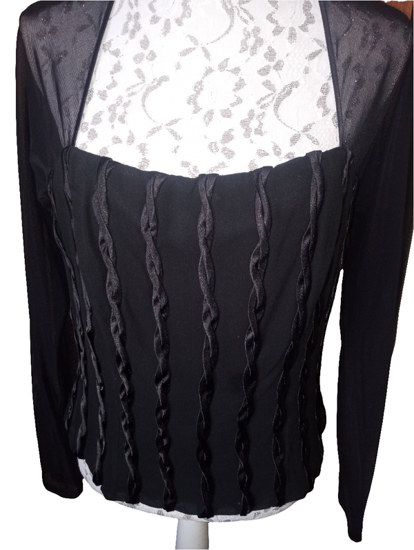 See Through Silk Cartise Blouse Size 10 Inspired By You