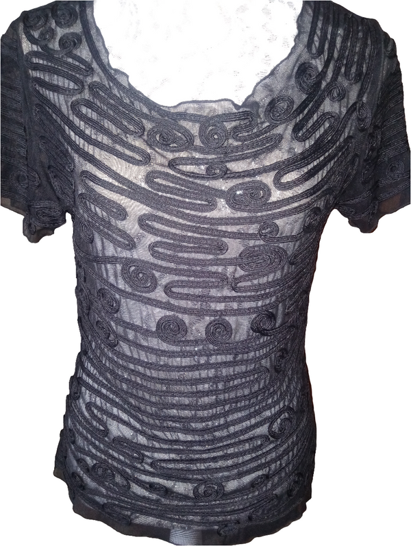 Mesh Cartise Short Sleeve Size 8 Inspired By You