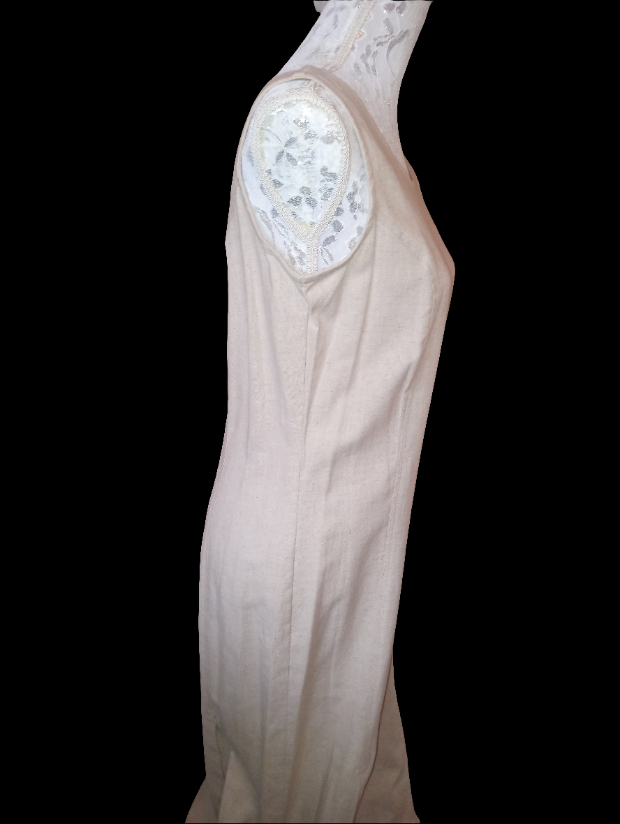 Medium Beige Linen Dress