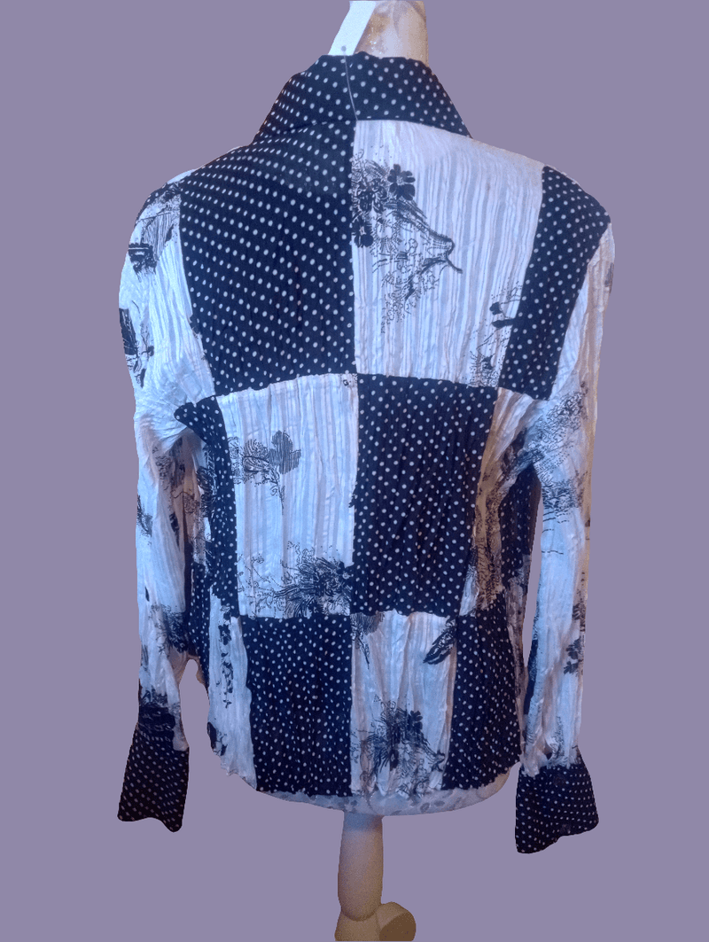 Small Polkadot Twin Set Blouse - Inspired By You