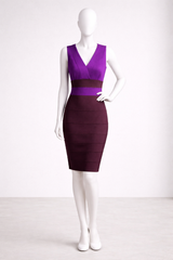 Vintage Purple+Brown Maggy London Dress Sizes 10,8,6 Inspired By You