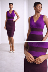 Vintage Purple+Brown Maggy London Dress Sizes 10,8,6 Inspired By You